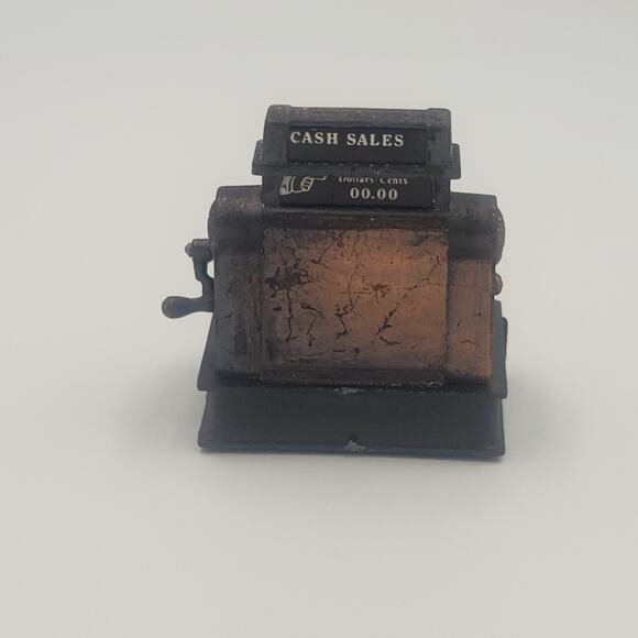 Vintage Metal Die Cast Mini‎ Antique Cash Register Pencil Sharpener Collectors - Picture 4 of 6